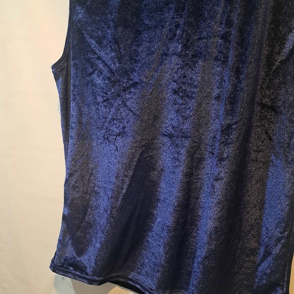 Gilligan & O'Malley, Velvet look, Sleeveless Top, sz M - Picture 2 of 8